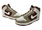ナイキ NIKE 21年製 DUNK HIGH RETRO PREMIUM LIGHT CHOCOLATE ダンク ハイ レトロ ライト チョコレート シューズ 白 茶 DH5348-100 メンズ靴 スニーカー ブラウン 28.5cm 104S-796