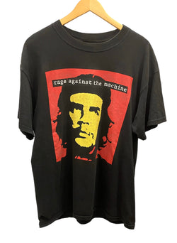 バンドTシャツ BAND-T 90s 90's artimonde RAGE AGAINST THE MACHINE CHE GUEVARA レイジアゲインストザマシーン チェ・ゲバラ Tシャツ プリント ブラック フリーサイズ 101MT-2534