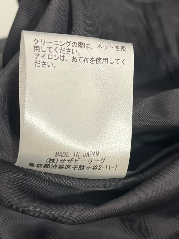 エブール ebure ダブルブレスト ノーカラーコート ヘリンボーン Aラインウールコート 3010200173 コート グレー 36 101LT-160