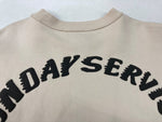 KANYE WEST カニエ ウェスト HOLY SPIRIT CREWNECK ホーリー スピリット クルーネック スウェット トレーナー  スウェット ロゴ ベージュ Mサイズ 104MT-1592