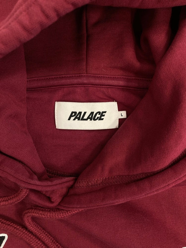 パレス PALACE International Hood インターナショナル フード パーカー フーディ ロゴ パーカ ワインレッド Lサイズ 101MT-3400