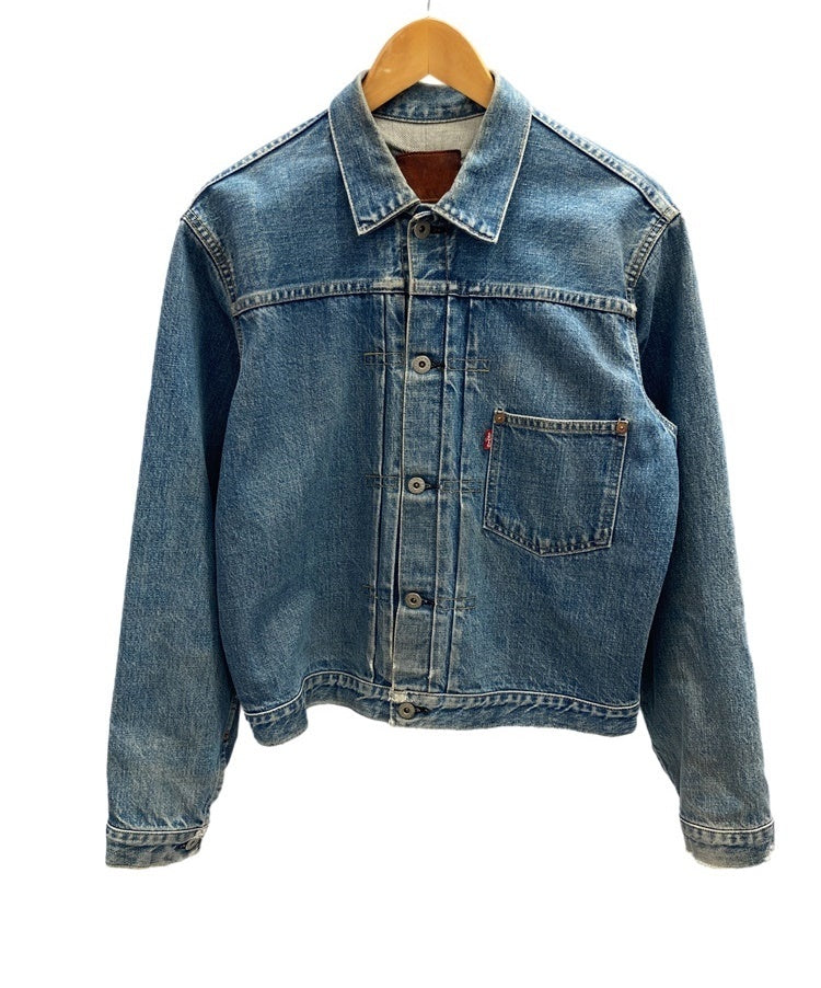 リーバイス Levi's BigE 復刻 1st 赤耳 ファーストモデル デニムジャケット MADE IN JAPAN 71508 XX サイズ 40  ジャケット 無地 ブルー 101MT-2184