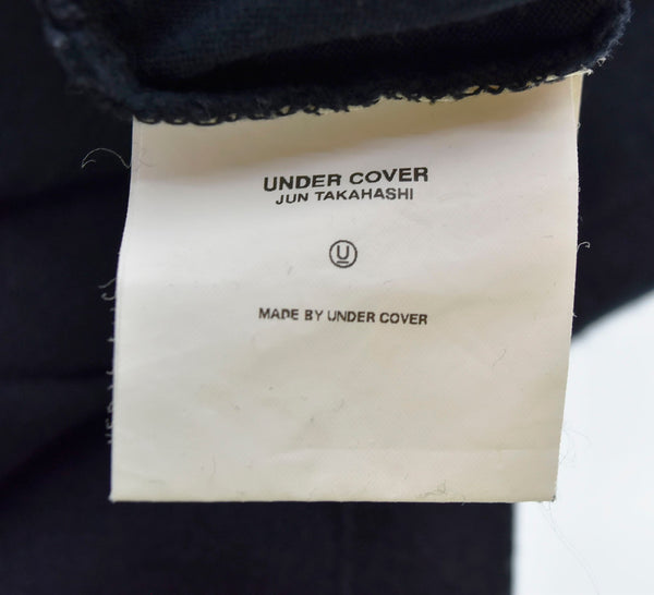 アンダーカバー UNDERCOVER 00AW melting pot期 プリント 長袖Tシャツ 黒 ロンT ブラック Mサイズ 103MT-1771
