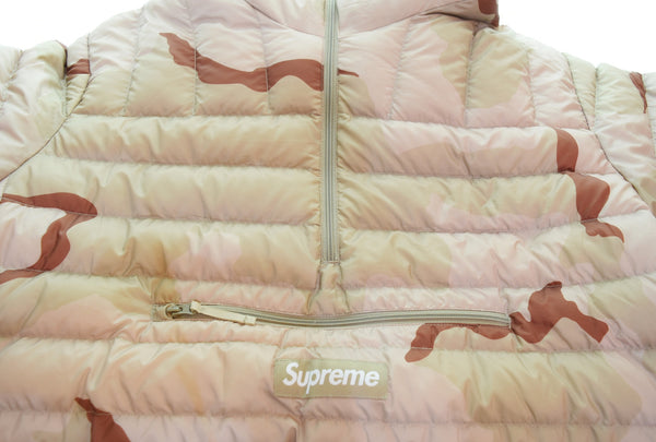 シュプリーム SUPREME 2024AW Micro Down Half Zip Pullover マイクロダウンハーフジッププルオーバー デザートカモ ジャケット ブラウン Lサイズ 103MT-3249