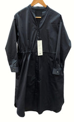 ソージュ SOEJU リモンタコートワンピース ライトアウター 2WAY デザイン ラウンドヘム フロントボタン ドローコード NAVY 紺 S-00-OP-018 ワンピース 無地 ネイビー Sサイズ 104LT-59