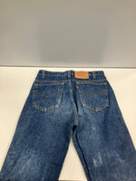 リーバイス Levi's 80's 80年代 赤文字505 ナイロンフットボタン ボタン裏585刻印 MADE IN USA アメリカ製 VINTAGE ヴィンテージ 505-0217 デニム ブルー W33L36 101MB-755