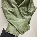 【曜日割引対象外】 ヴィンテージ vintage 60's スウェーデン軍 ラバー PVC レインコート ジャケット グリーン 48-50サイズ 201MT-4574 VB