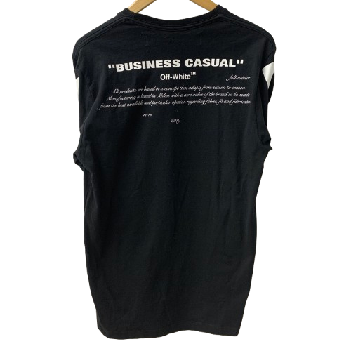 オフホワイト Off-White DIAG BERNINI L/S T-SHIRT OMAB001F18185011 ロンT ブラック Mサイズ 201MT-4803