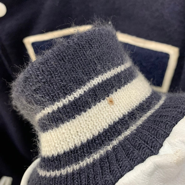 バトウィン BUTWIN スタジャン ジャケット ネイビー Lサイズ 201MT-4372