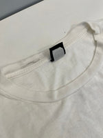 パタゴニア PATAGONIA 90s Vintage ヴィンテージ タグ USA製 MINGLED DESTINIES SHARED HABITAT プリント 長袖カットソー 白 XL ロンT ホワイト LLサイズ 101MT-4701