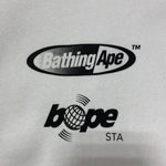アベイシングエイプ A BATHING APE スウェット ホワイト XLサイズ 201MT-4819