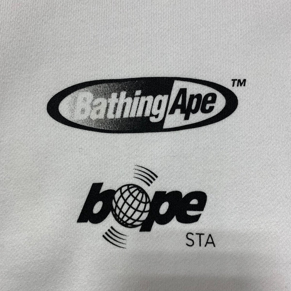 アベイシングエイプ A BATHING APE スウェット ホワイト XLサイズ 201MT-4819