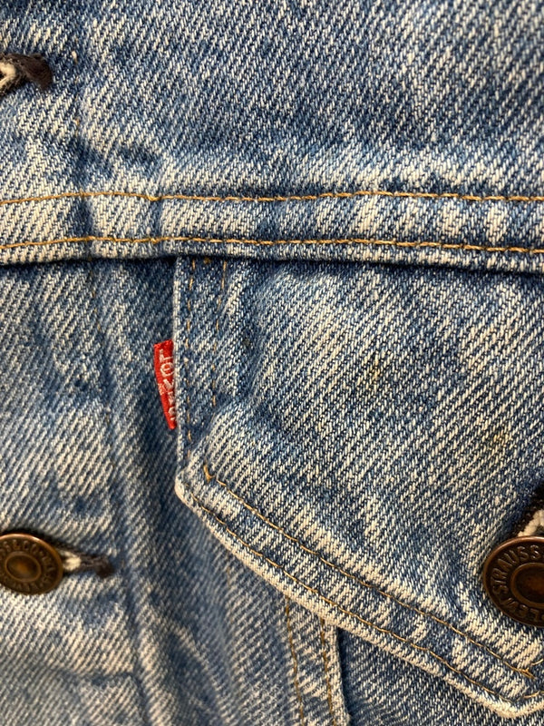 リーバイス Levi's Vintage ヴィンテージ デニムジャケット Gジャン USA製ボタン裏 527 コーデュロイ襟 70904-0317 サイズ38 ジャケット ブルー 101MT-3130