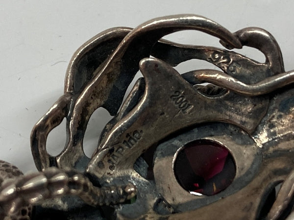 JAP工房 JAP INC. 餓狼 ペンダント トップ GARO CRIMSON HEART 烈花 ネックレス 925 銀 メンズジュエリー・アクセサリー ペンダントトップ 総柄 シルバー 104A-50