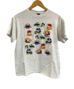 ヴィンテージ vintage 00’s 00s Fruit of the Loom FARFUGNOOKIE CAR 四十八手 車 エロT US古着 Tシャツ ホワイト Mサイズ 101MT-3729