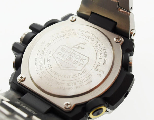 ジーショック G-SHOCK G-Steel ジースチール GST-B100 メンズ腕時計シルバー 103T-38