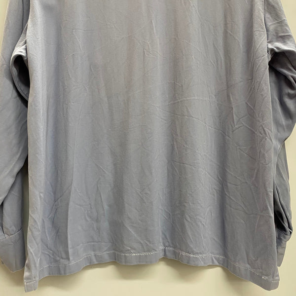 【曜日割引対象外】 ヴィンテージ vintage 50's WESTWARD-HO 刺繍 オープンカラーシャツ 長袖シャツ ブルー Mサイズ 201MT-4885 VB