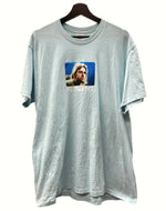 シュプリーム SUPREME 23SS Kurt Cobain Tee Pale Blue カート コバーン Tシャツ ペイル ブルー 半袖 カットソー フォト USA製 青 Tシャツ プリント ブルー Lサイズ 104MT-803