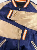 フラッグスタッフ FLAG STUFF SNOOPY スヌーピー 刺繍 リバーシブル スカジャン フラッグスタッフ チョッパー バイク ウッドストック 403953 ジャケット ネイビー Lサイズ 101MT-5386