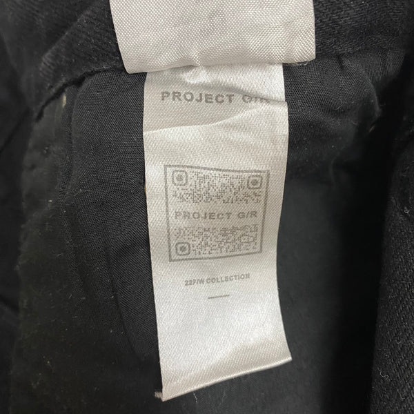 プロジェクトジーアール PROJECT G/R コーティング デニム ブラック 1サイズ 201MB-1139