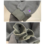 【曜日割引対象外】 ステューシー STUSSY × Champion 90's フルスナップボタン REVERSE WEAVE パーカ ブラック Lサイズ 201MT-4765 VB