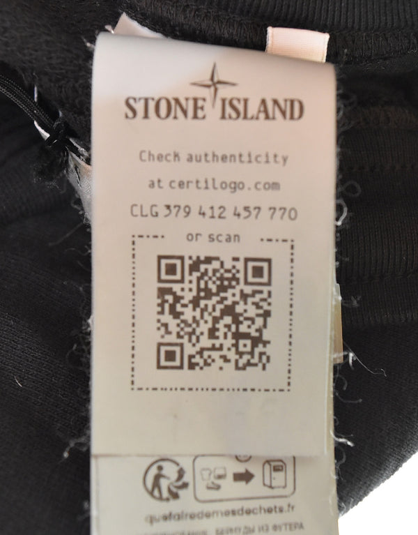 ストーンアイランド STONE ISLAND コンパス 刺繍ロゴパッチハーフパンツ ショートパンツ 781564060 ハーフパンツ ブラック LLサイズ 103MB-668