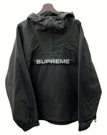 シュプリーム SUPREME 19AW Heavy Nylon Anorak ヘビー ナイロン アノラック ジャケット ハーフジップ パーカー  フーディ LOGO BLACK 黒 パーカ ロゴ ブラック Lサイズ 104MT-564 | 古着通販のドンドンサガール