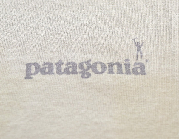パタゴニア PATAGONIA 90s Organic cotton Benefical T's Made in USA 90's ベネフィシャルT USA製 ロンT カーキグリーン LLサイズ 103MT-3220