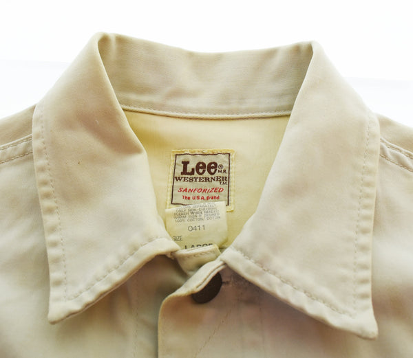 リー Lee WESTERNER 0411 デニムジャケット ジャケット ベージュ Lサイズ 103MT-3438