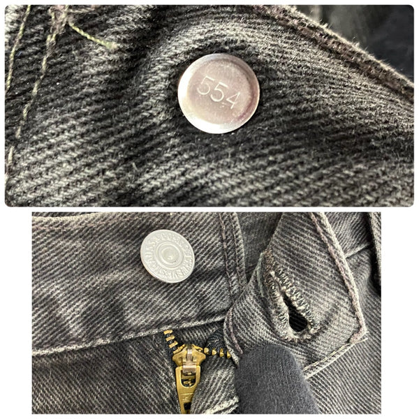 【曜日割引対象外】 リーバイス Levi's 550 後染め 赤文字 内タグ無し デニム ブラック W40 L30サイズ 201MB-1214 VB