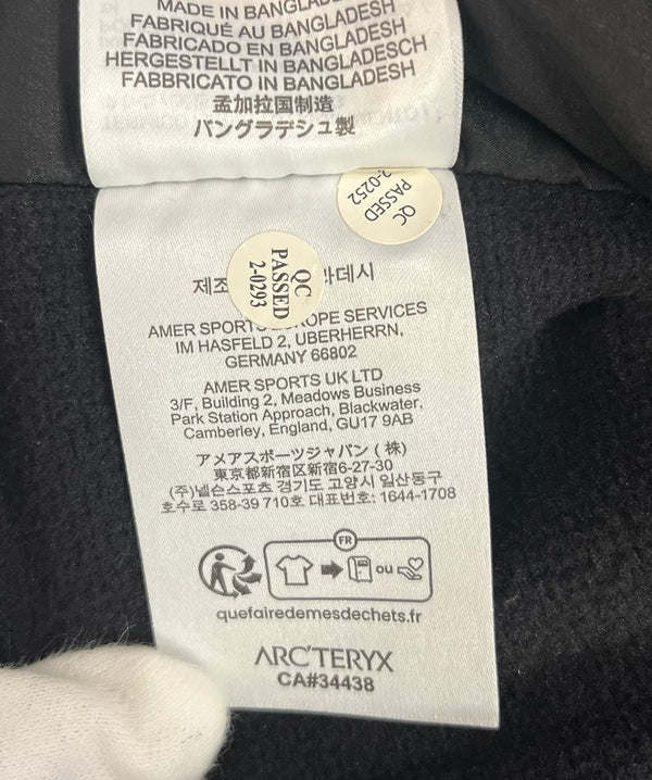 アークテリクス ARC'TERYX ATOM HOODY アトム フーディ 中綿ジャケット 黒 X000007487 ジャケット ブラック Sサイズ 101MT-4252