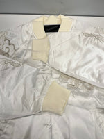 ほしひめ Hoshihime 星姫 スカジャン 龍刺繍 スカジャン サテン 白 F-002 ジャケット ホワイト フリーサイズ 101MT-5383