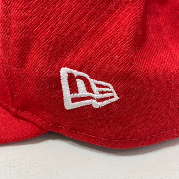 【中古】シュプリーム SUPREME R.I.P. New Era コラボ 7 1/2 帽子 メンズ帽子 キャップ レッド 201goods-663