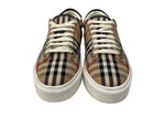 バーバリー Burberry 22SS LOW TOP SNEAKERS ロー トップ スニーカー ノバチェック シューズ 茶 メンズ靴 スニーカー ブラウン サイズ 40 104S-986