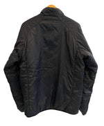 ステューシー STUSSY ロゴ総柄 無地 リバーシブル パフジャケット 中綿ジャケット 黒 ジャケット ブラック Lサイズ 101MT-5411