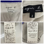 アニエスベー agnes b. 薄カーディガン カーディガン ブルー 201LT-422