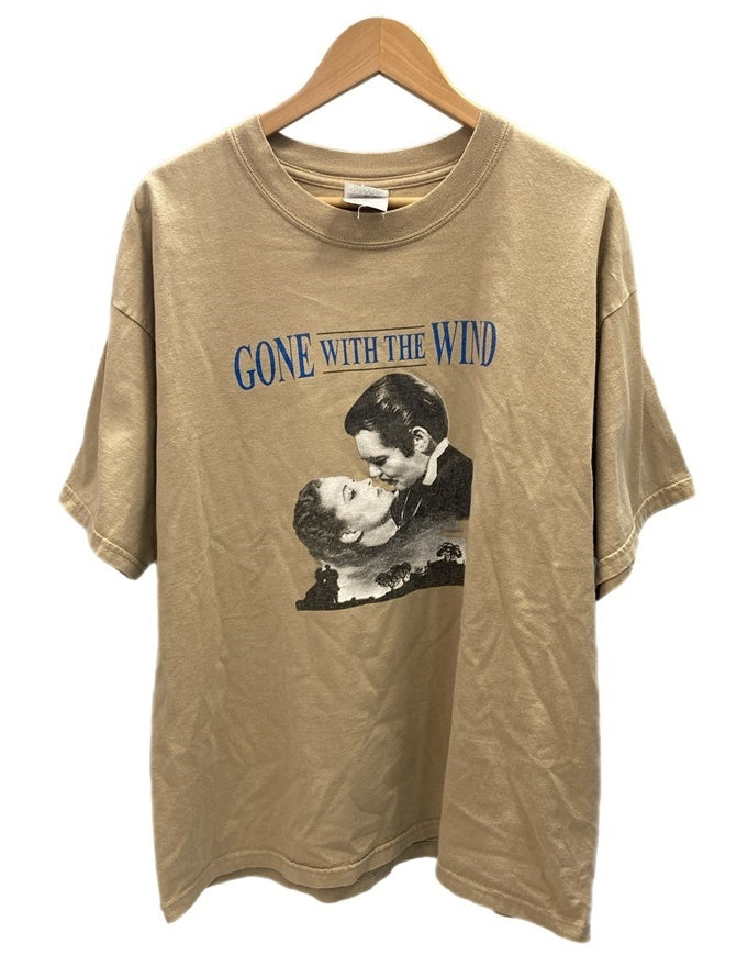 ヴィンテージ vintage GONE WITH THE WIND 風と共に去りぬ MOVIE Tshirt ムービーTシャツ 映画  GILDANボディ XL Tシャツ ベージュ LLサイズ 101MT-2984 | 古着通販のドンドンサガール