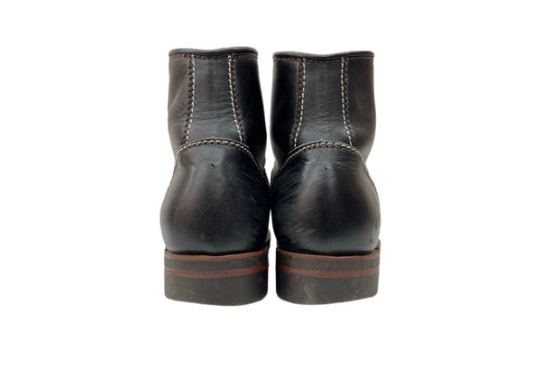 ロンウルフ LONE WOLF CARPENTER BOOTS カーペンター ブーツ ワーク 編み上げ ハイカット シューズ 黒 F01615 メンズ靴 ブーツ ワーク ブラック UK 7 104S-940