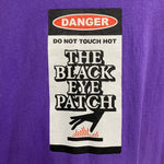 ブラックアイパッチ BlackEyePatch センターロゴ Tシャツ パープル Mサイズ 201MT-4509