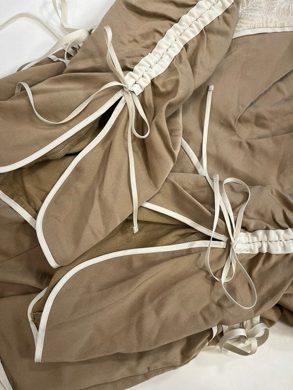 パブリックトウキョウ PUBLIC TOKYO レイヤードセットジャガードワンピース ワンピース ベージュ フリーサイズ FREE 101LT-169