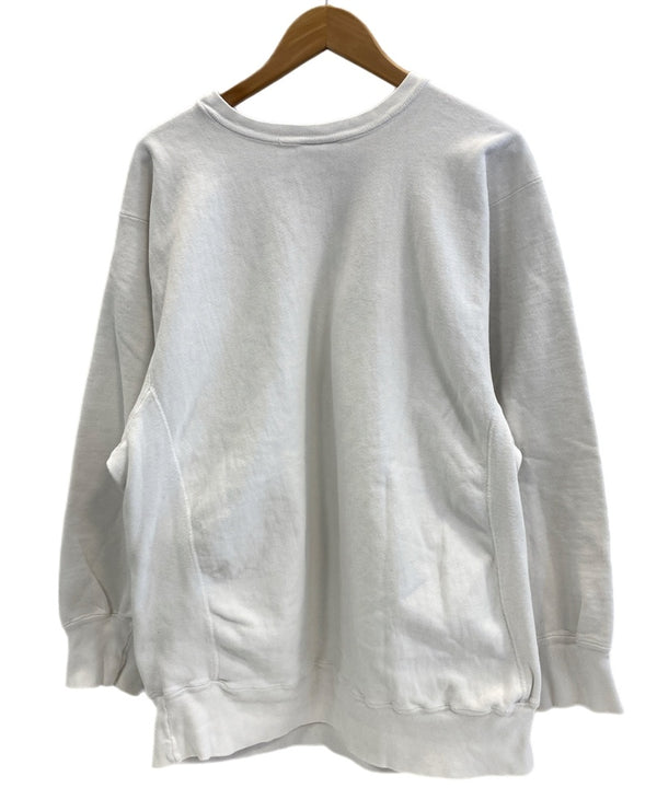 チャンピオン Champion 80s～ ヴィンテージ Vintage トリコタグ リバースウィーブ REVERSE WEAVE US古着 ワッペン刺繍 白 XXL スウェット ホワイト 3Lサイズ 101MT-3888