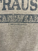リーバイス Levi's 90s ©1995 Vintage ヴィンテージ USA製 ロゴTシャツ プリントTシャツ US古着 シングルステッチ Tシャツ グレー Mサイズ 101MT-4837