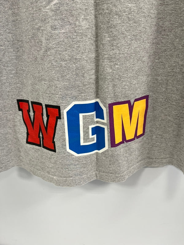 ア ベイシング エイプ A BATHING APE BAPE WGM SHARK シャークプリント タイガープリント 半袖 XL Tシャツ グレー LLサイズ 101MT-5073