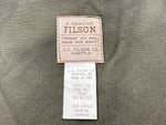 フィルソン FILSON FOUL WEATHER FLY FISHING VEST フォウルウェザー フィッシング ハンティング USA製 緑 REG ベスト 無地 カーキ 104MT-1541