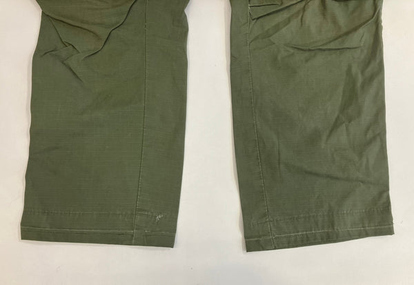 ミリタリー Military 60's 60年代 US ARMY 米軍 ジャングルファティーグ カーゴパンツ リップストップ  VINTAGE ヴィンテージ カーゴパンツ カーキ LONG SMALL 101MB-714