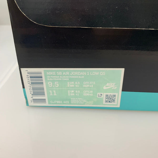 ナイキ NIKE SB AIR JORSAN 1LOW QS CJ7891-401 メンズ靴 スニーカー ブルー 27.5cmサイズ 201-shoes1408