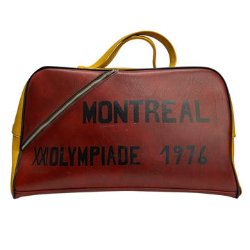 【曜日割引対象外】 ヴィンテージ vintage 70's 1976年 MOTREAL OLYMPIC 選手支給バッグ バッグ メンズバッグ ボストンバッグ レッド 201goods-588 VB