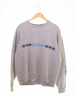 ステューシー STUSSY 90’s OLD STUSSY 紺タグ Sweatshirt Crewneck スウェット グレー Mサイズ 103MT-829