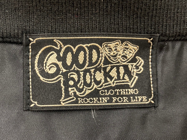 グッドロッキン GOOD ROCKIN' ROCKABILLY CAT スウィングトップ ロカビリー ルード 黒 ジャケット プリント ブラック Lサイズ 104MT-1792