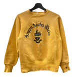 ヴィンテージ vintage 50's 60's RUSSELL ATHLETIC Kappa Alpha Theta オールドイングリッシュ ラグラン スウェット プリント イエロー Mサイズ 104MT-1028